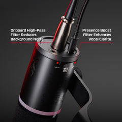 HyperX FlipCast – Microphone dynamique USB/XLR
