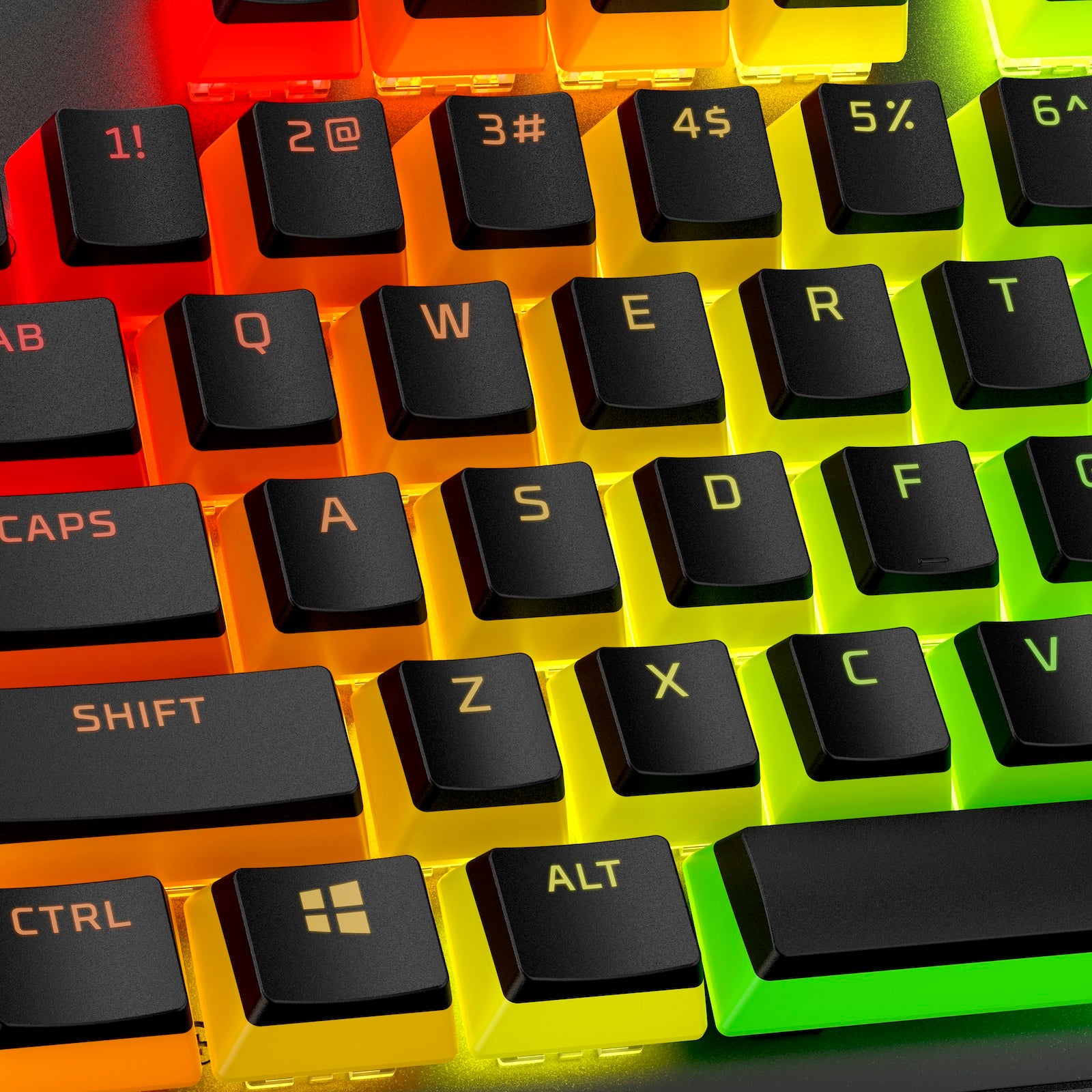 HyperX Pudding Keycaps 2 - Ensemble de touches complet - PBT
