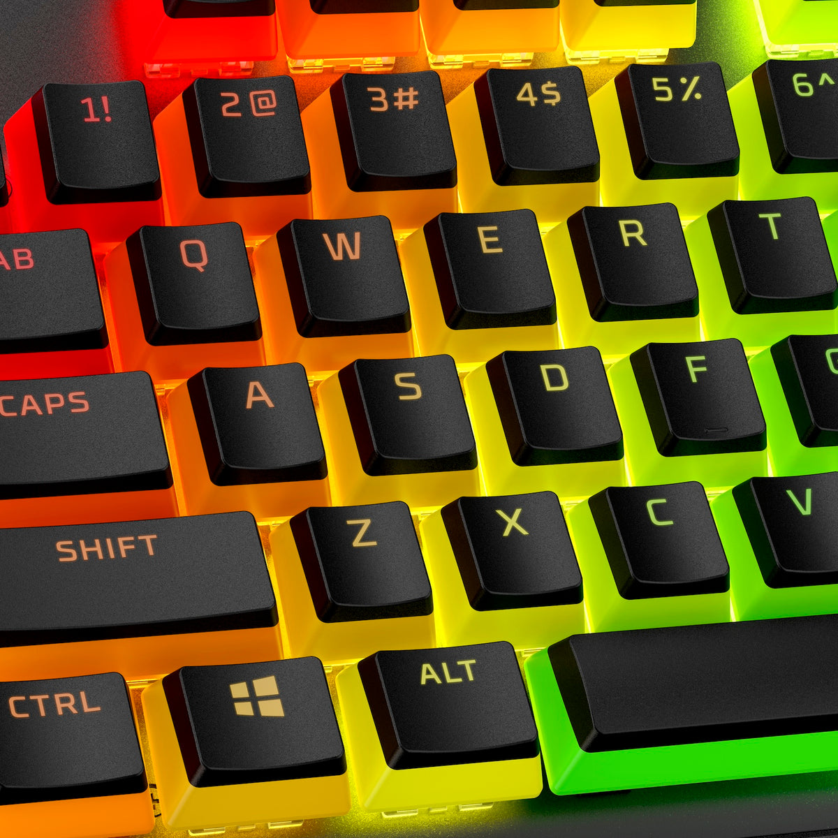 HyperX Pudding Keycaps 2 - Ensemble de touches complet - PBT