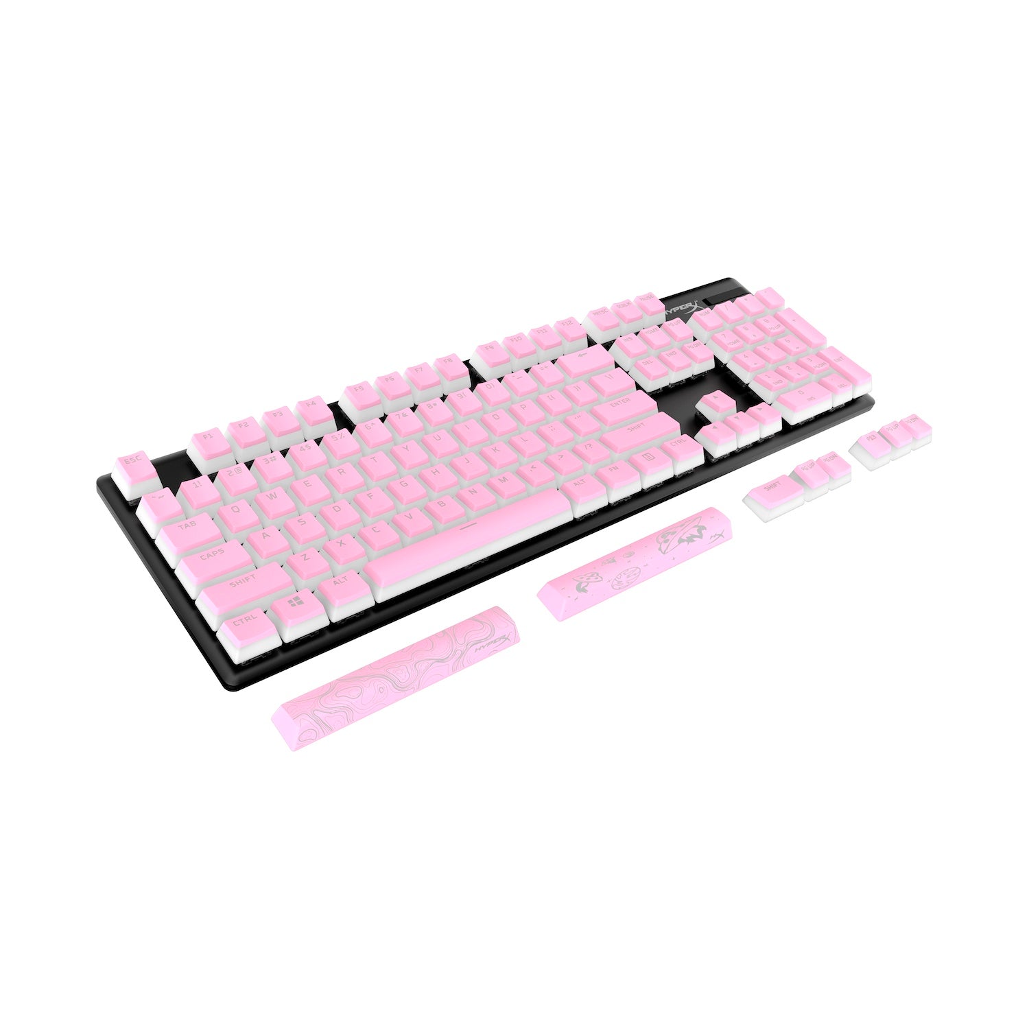 HyperX Pudding Keycaps 2 - Ensemble de touches complet - PBT