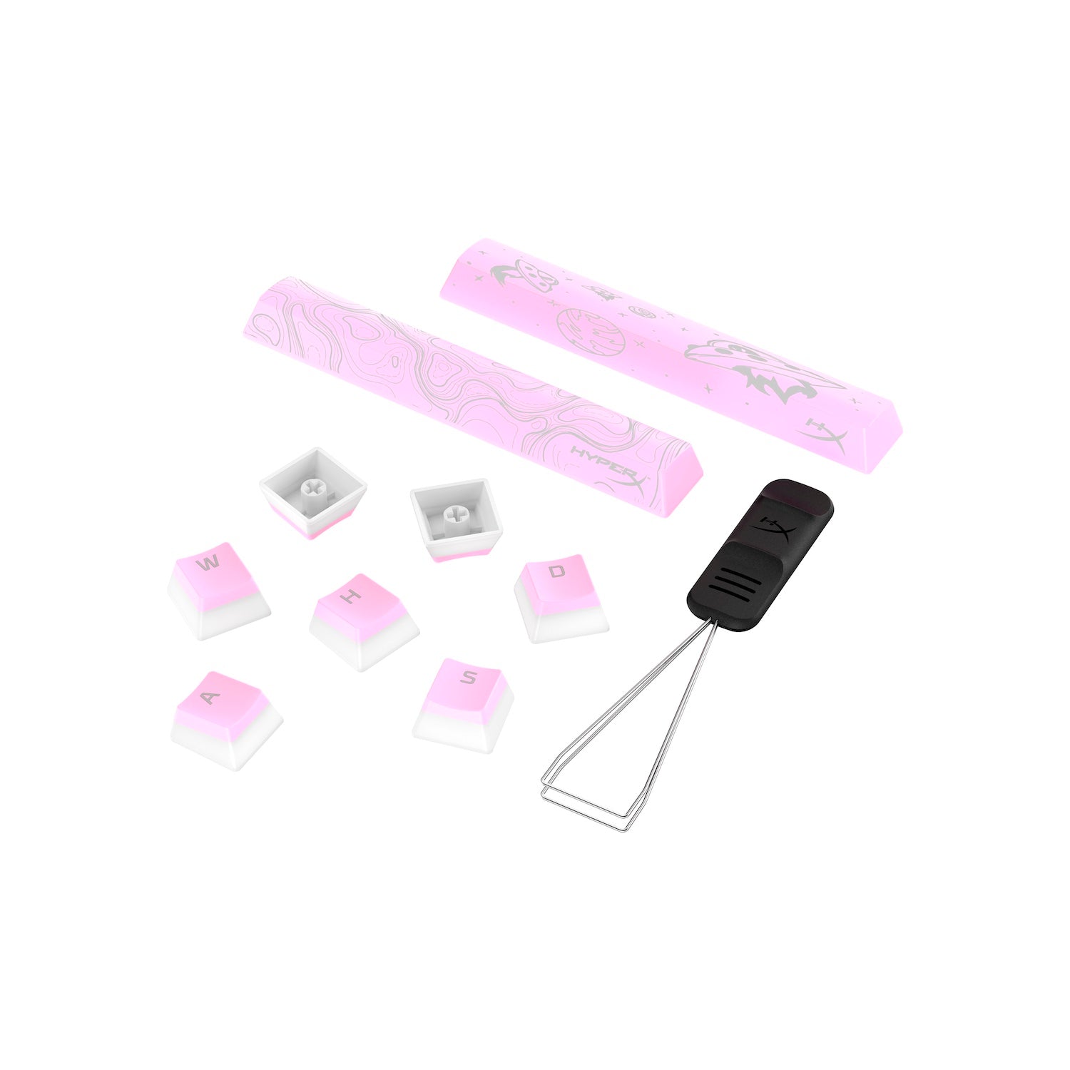 HyperX Pudding Keycaps 2 - Ensemble de touches complet - PBT