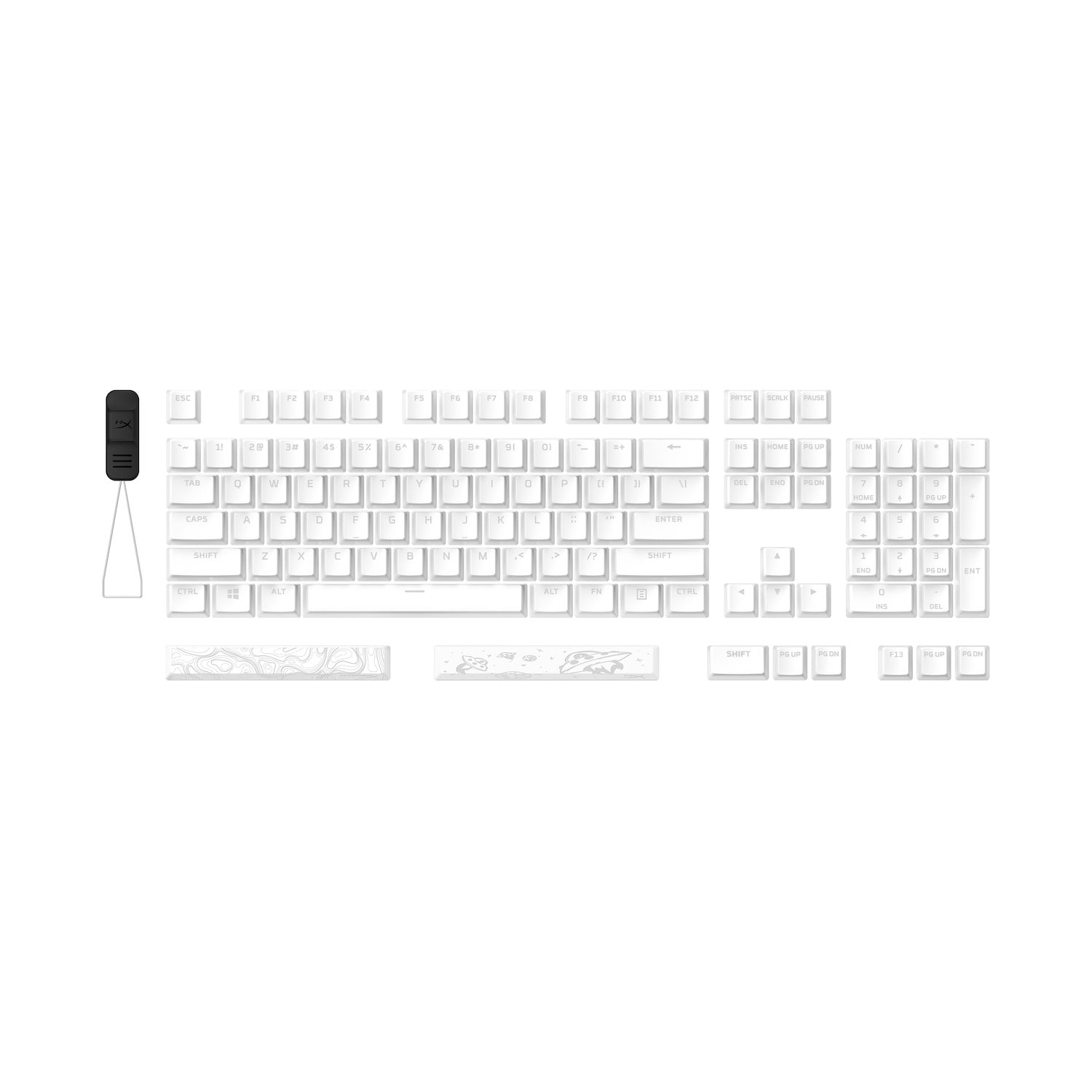 HyperX Pudding Keycaps 2 - Ensemble de touches complet - PBT