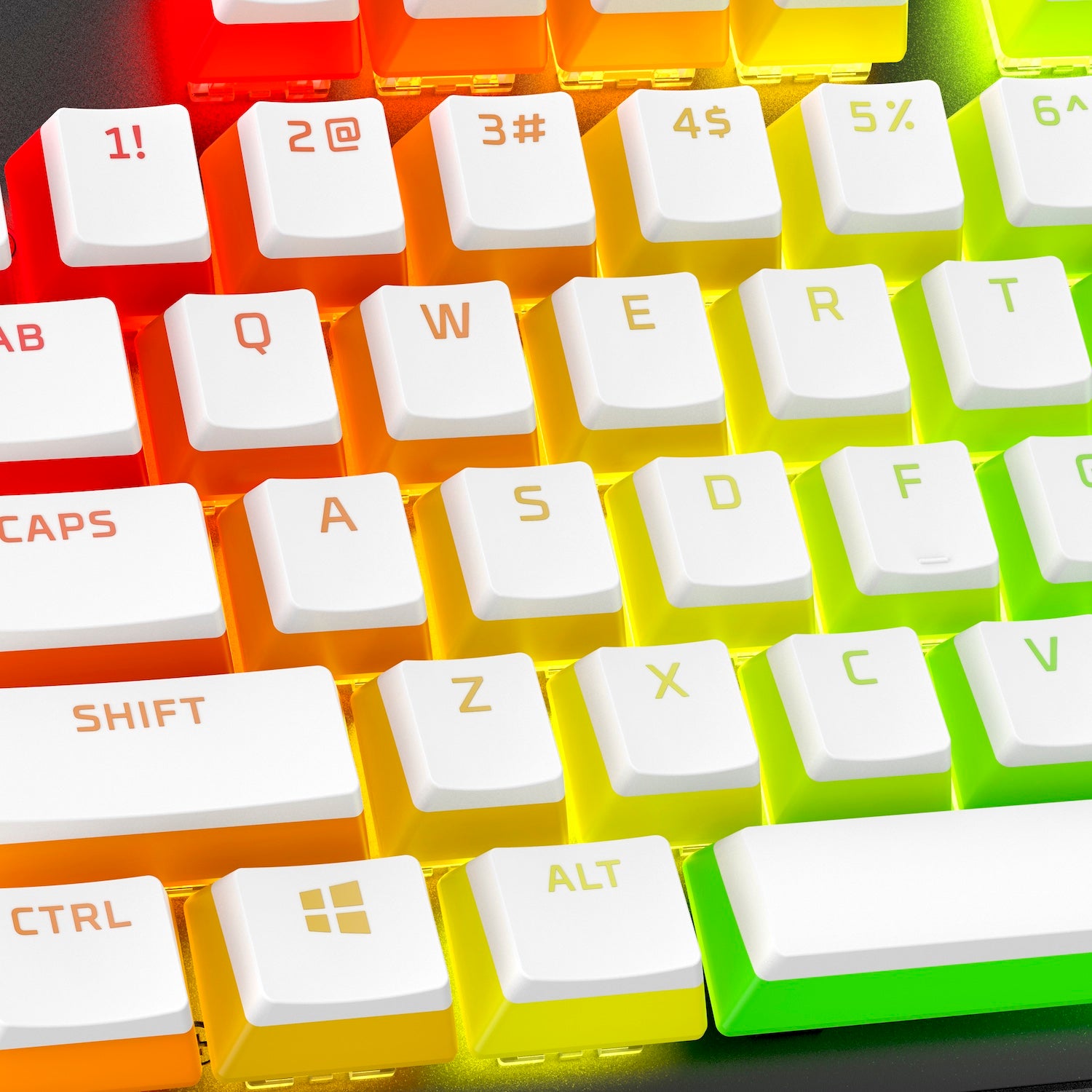 HyperX Pudding Keycaps 2 - Ensemble de touches complet - PBT