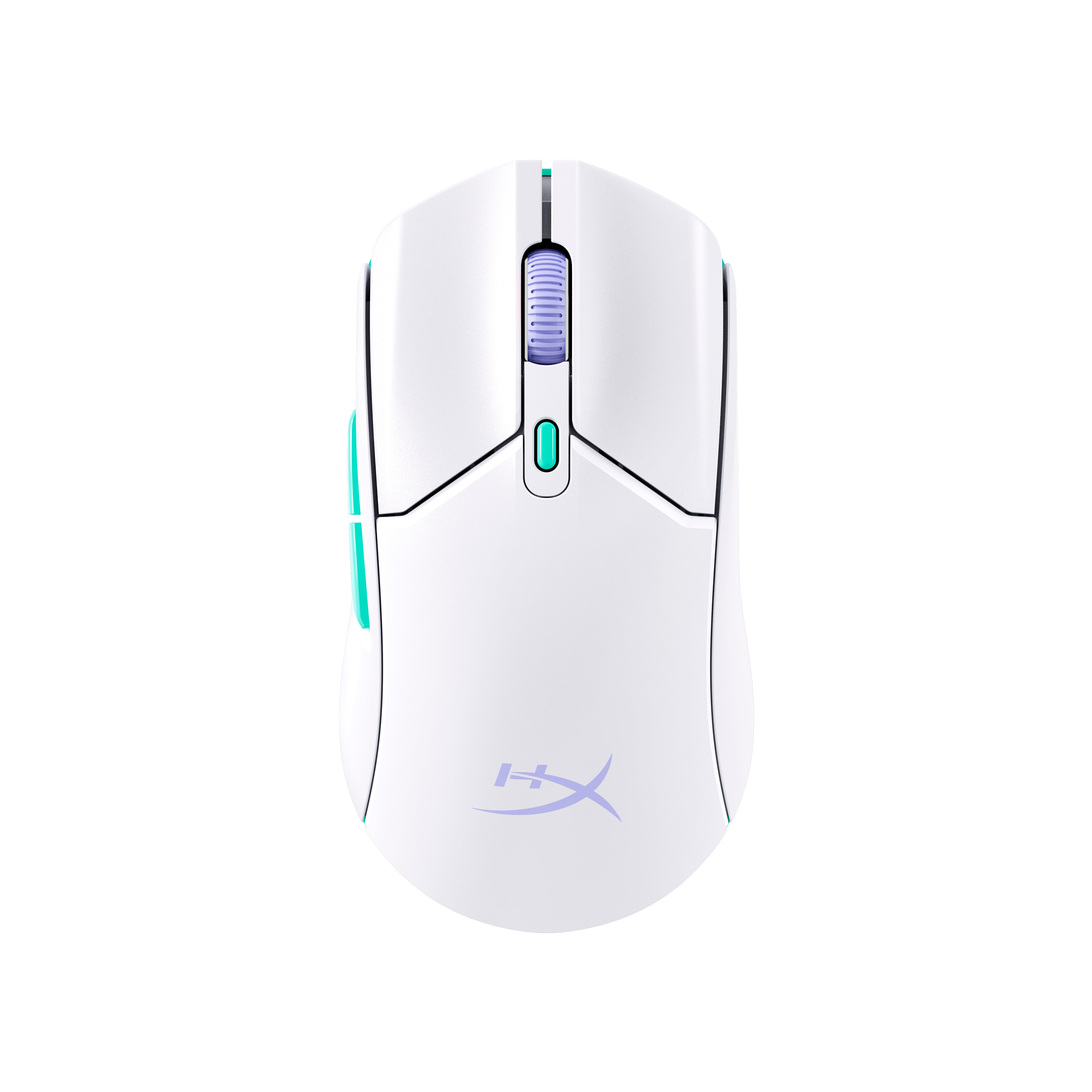 HyperX Pulsefire Haste 2 Core sf - Souris gamer (blanc/vert/violet) - 09