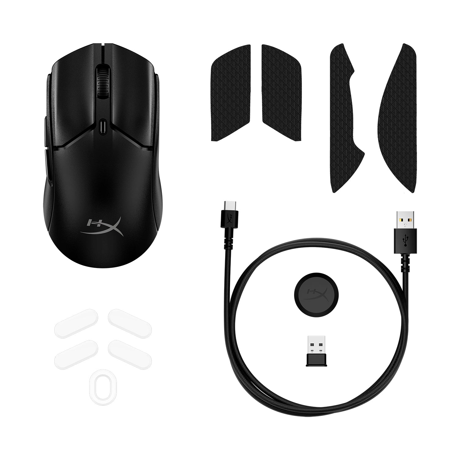 HyperX Pulsefire Haste 2 Mini - Souris gamer sans fil (noir) - 08