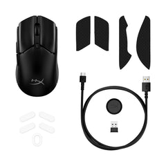 HyperX Pulsefire Haste 2 Mini - Souris gamer sans fil (noir) - 08