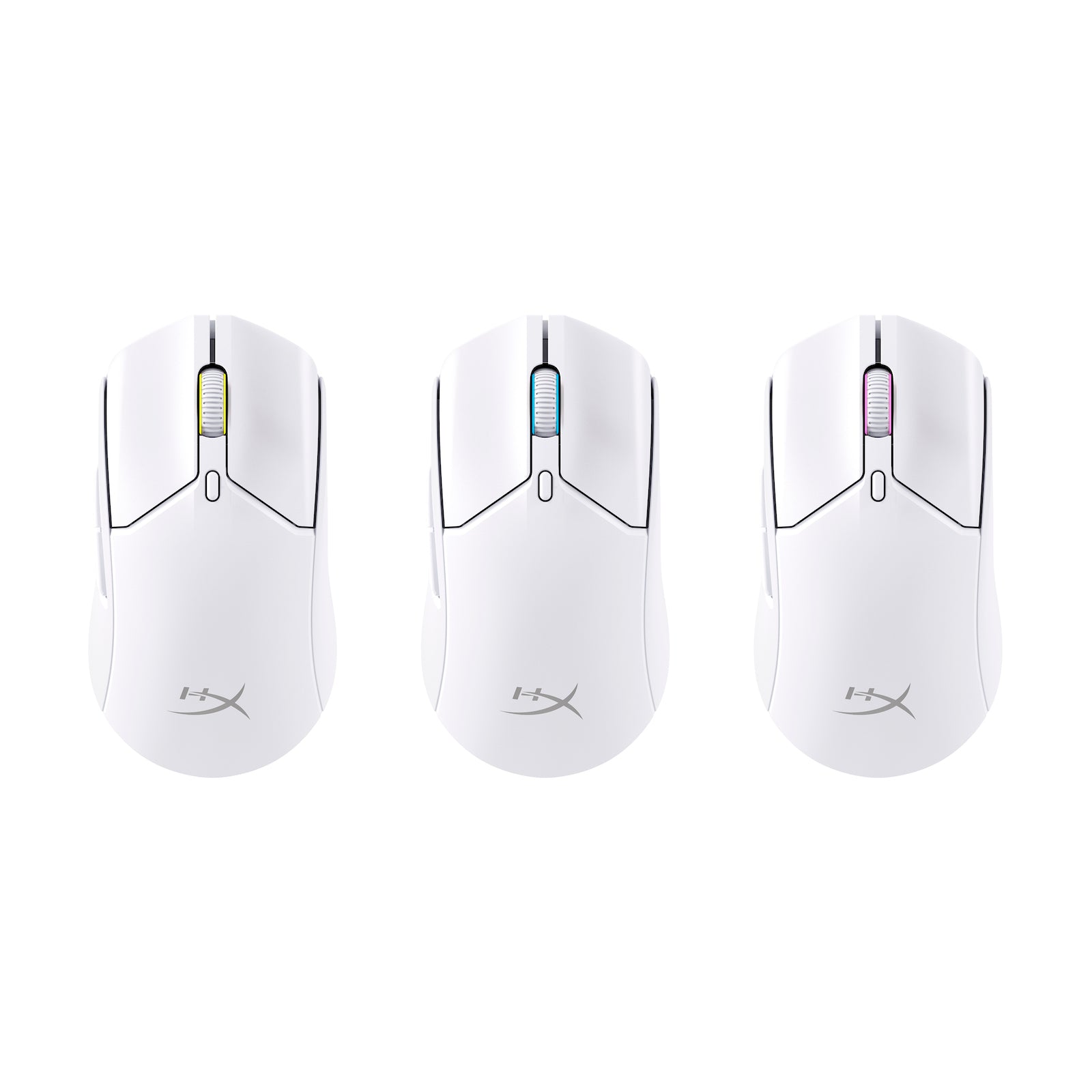 HyperX Pulsefire Haste 2 - Souris sans fil gaming (blanc) - 07