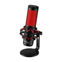 HyperX QuadCast - microphone USB (rouge noir) - Éclairage rouge - 04