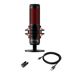 HyperX QuadCast – Microphone USB – Éclairage rouge