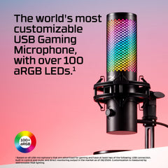 HyperX QuadCast 2 S – Microphone USB – Éclairage RGB