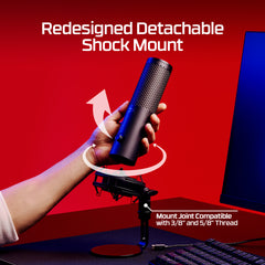 HyperX QuadCast 2 S – Microphone USB – Éclairage RGB