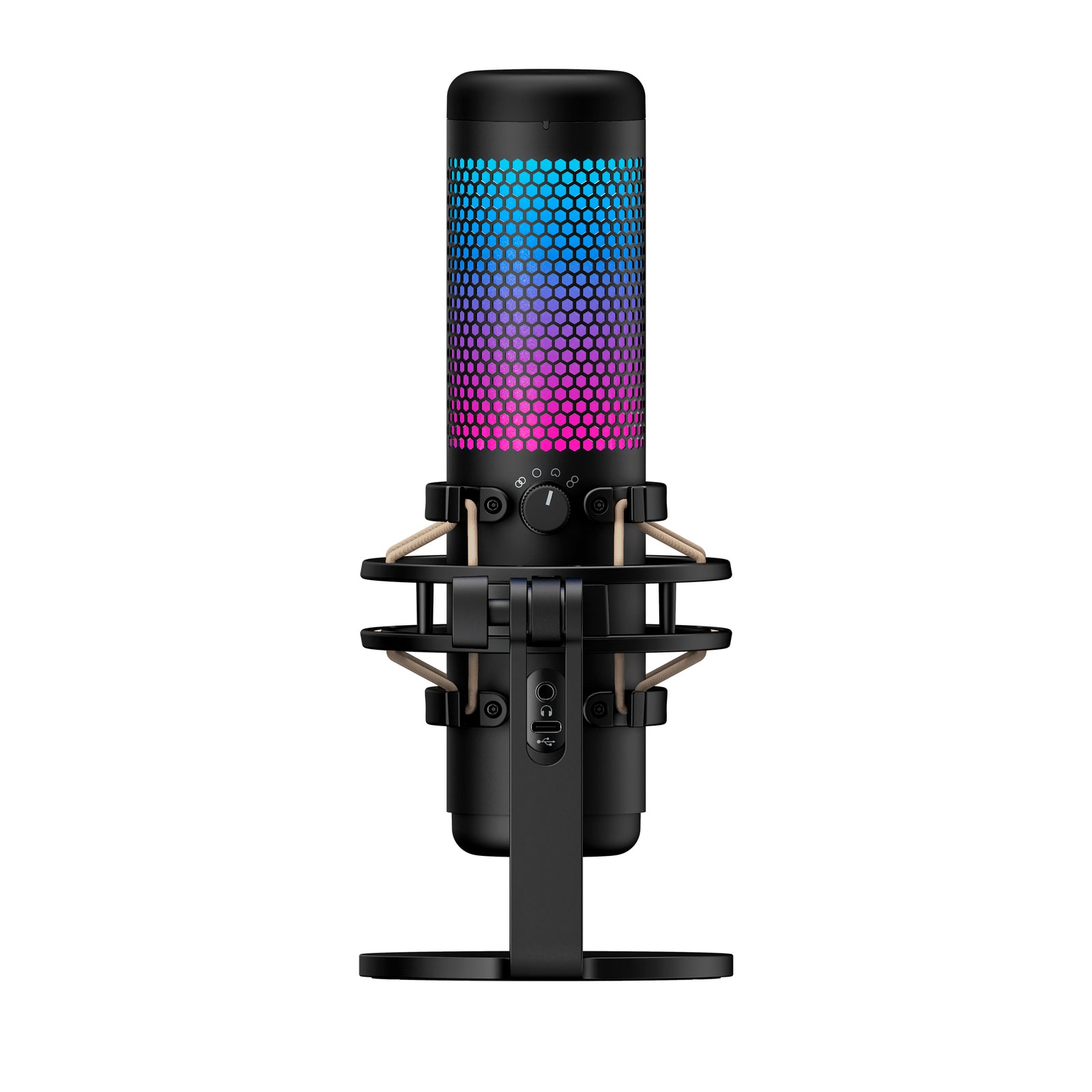 HyperX QuadCast S – Microphone USB – Éclairage RGB