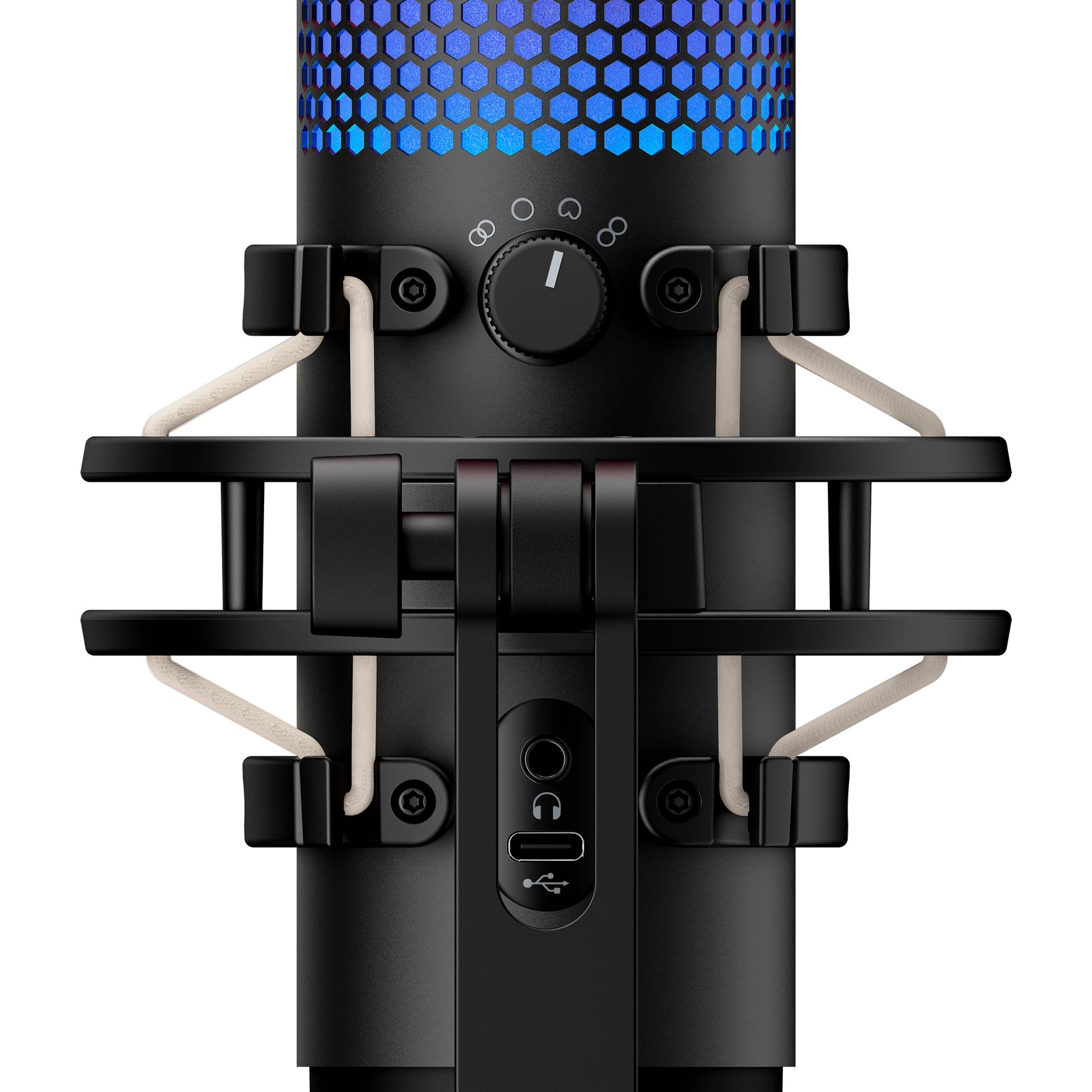 HyperX QuadCast S – Microphone USB – Éclairage RGB