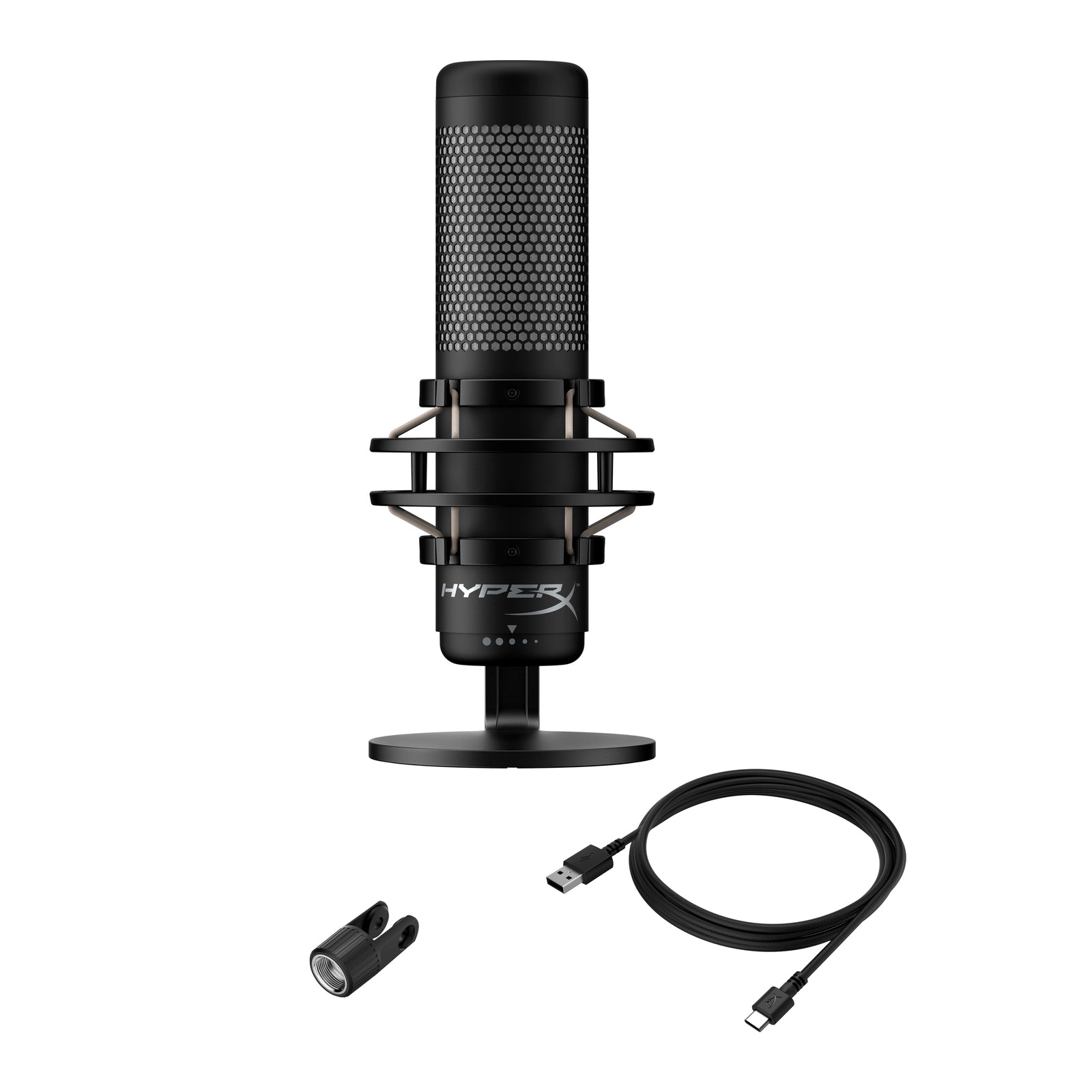 HyperX QuadCast S – Microphone USB – Éclairage RGB