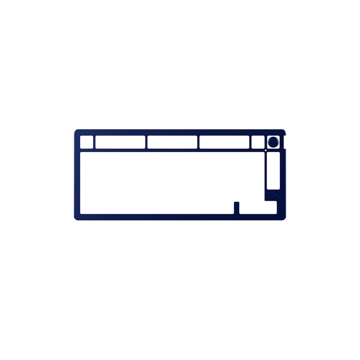 Plaque supérieure HyperX Alloy Rise 75 - Bleu marine - 01