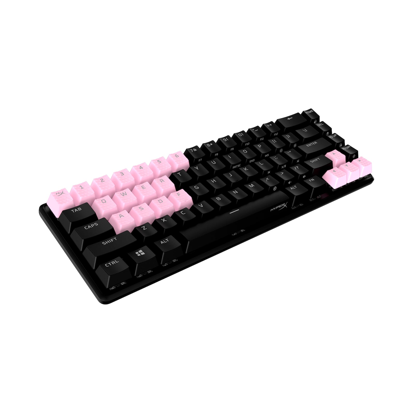 Touches en caoutchouc HyperX - Kit d’accessoires de jeu - Rose (disposition États-Unis) - 03