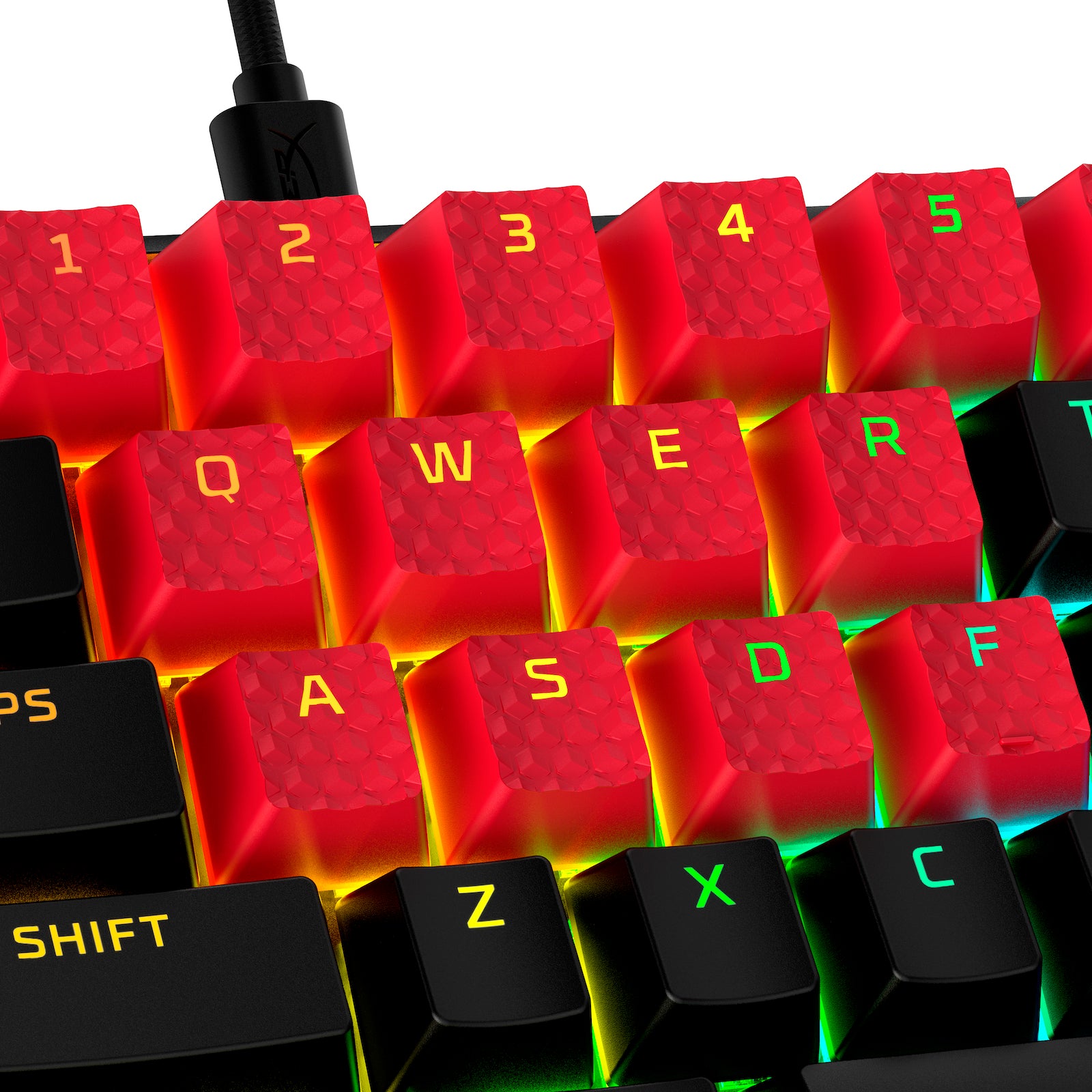 HyperX Full Set of Keycaps – Rubber