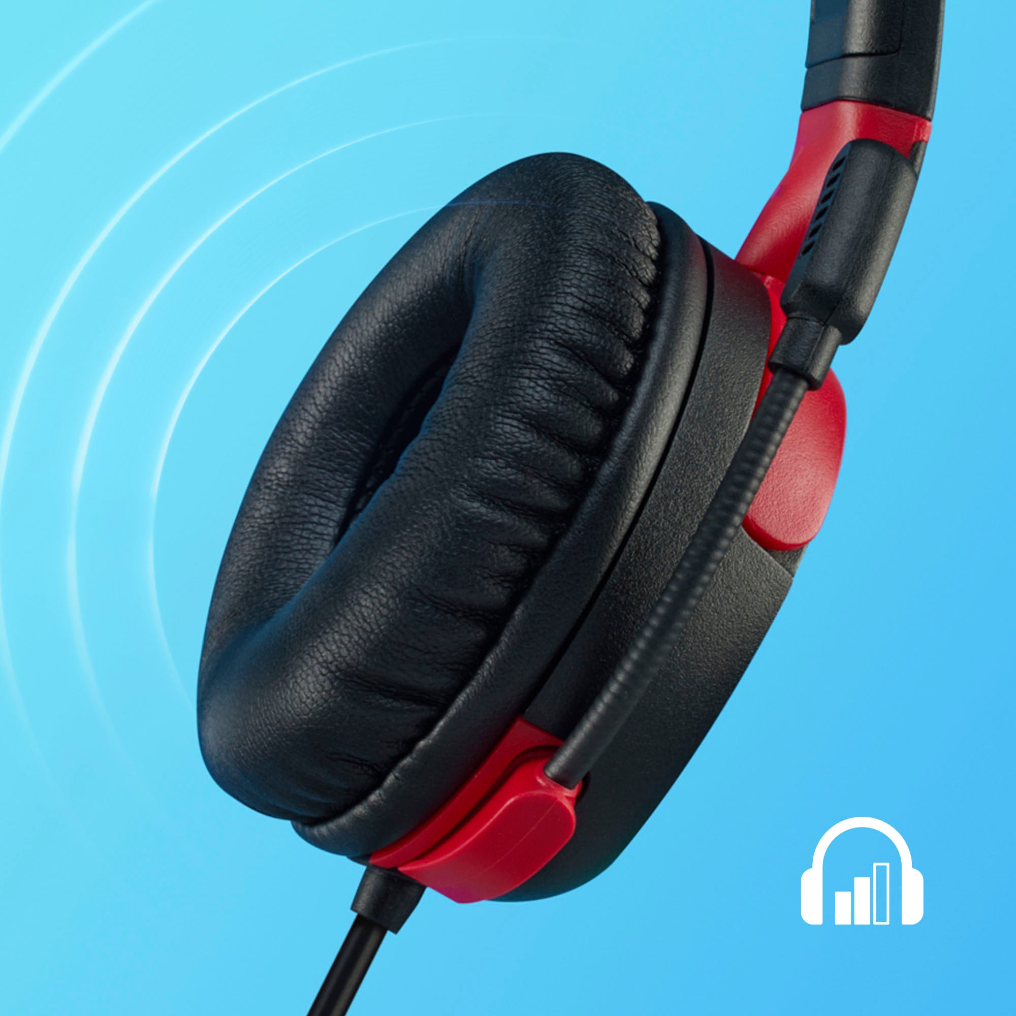 Volume level below 85 dB
