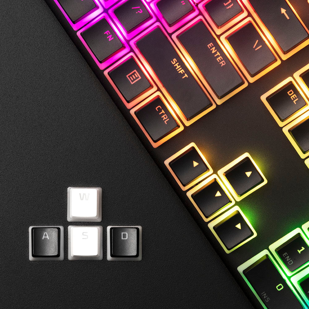 Signature HyperX shine-through font