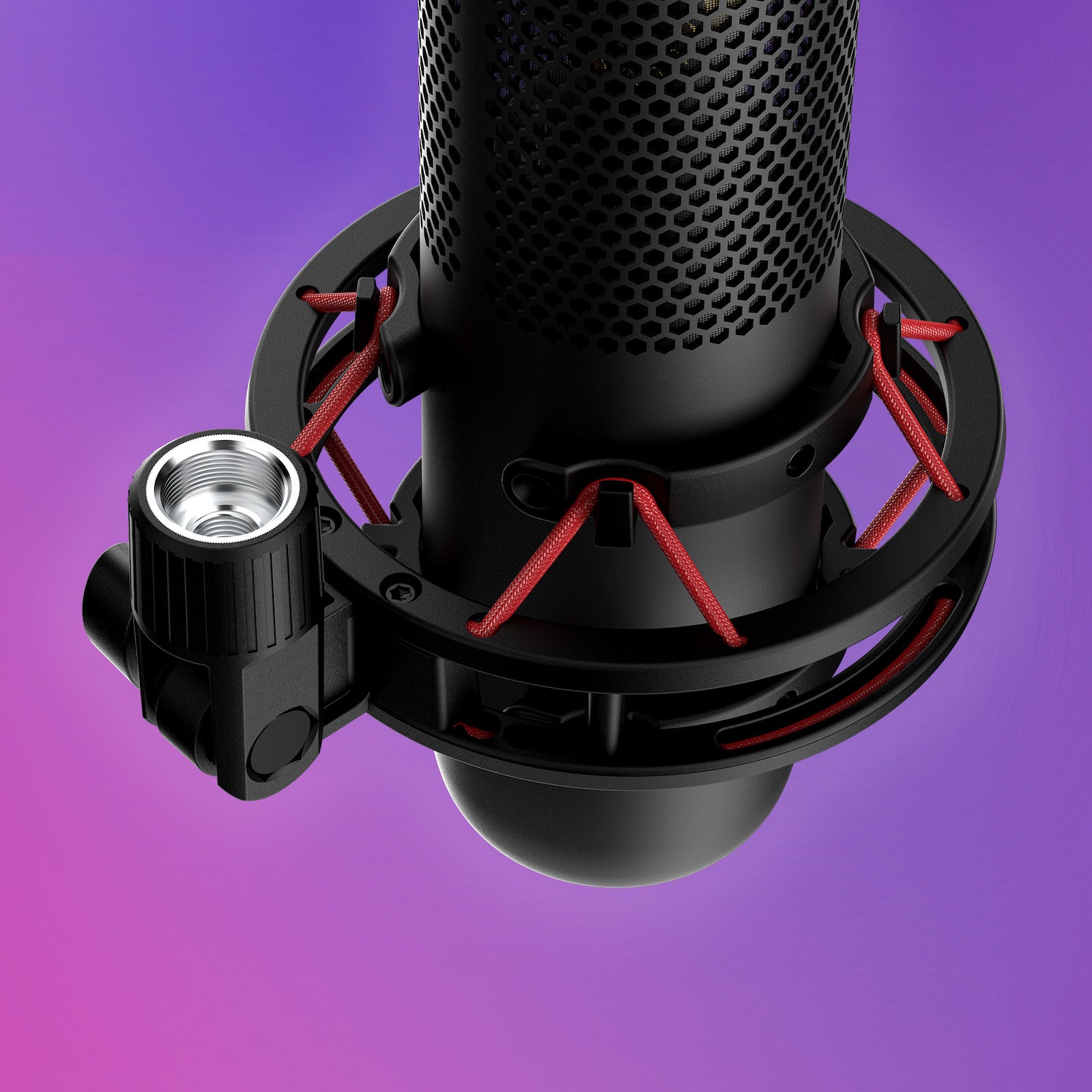 Compatible with most boom arms and mic stands