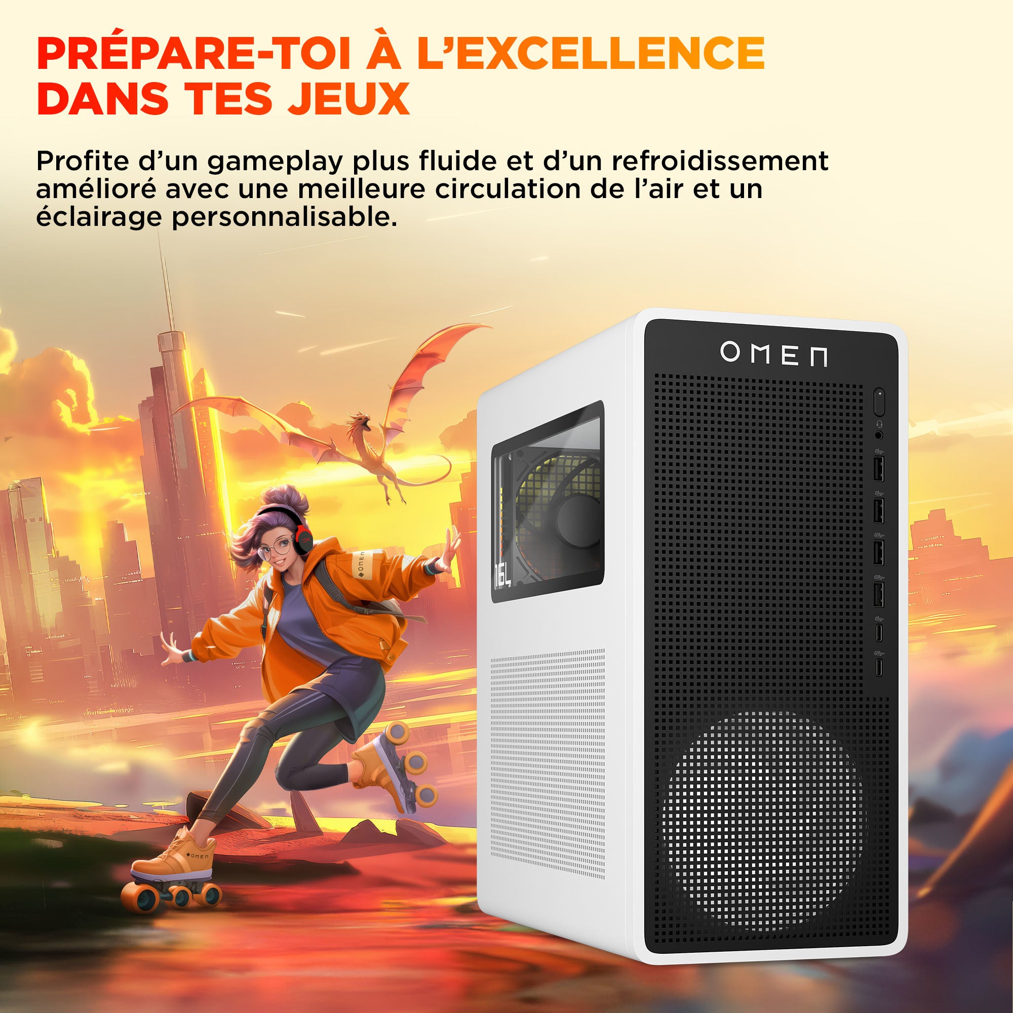 OMEN 16L Gaming Desktop TG03-0076nf PC - 02