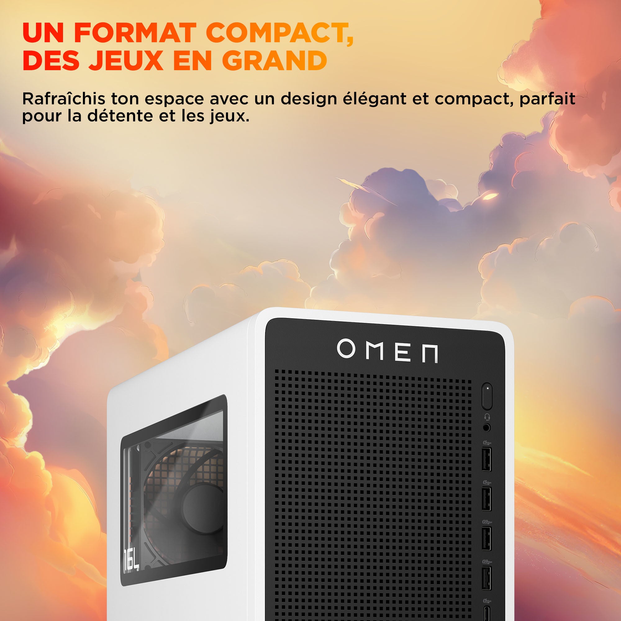 OMEN 16L Gaming Desktop TG03-0076nf PC - 04