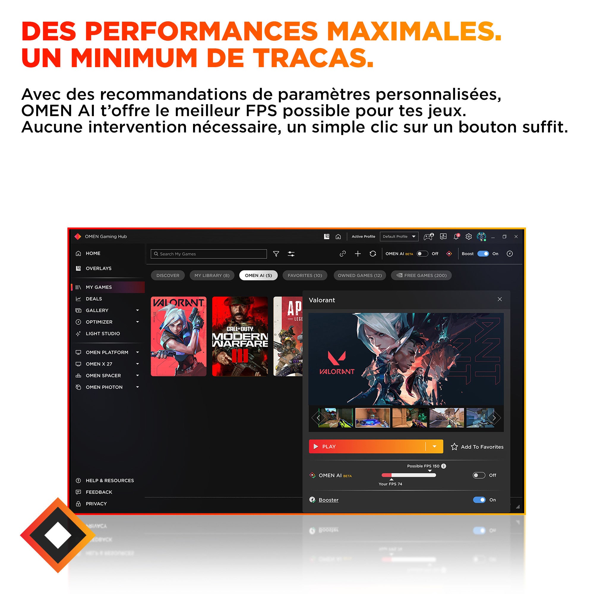 OMEN 16L Gaming Desktop TG03-0097nf PC - 06