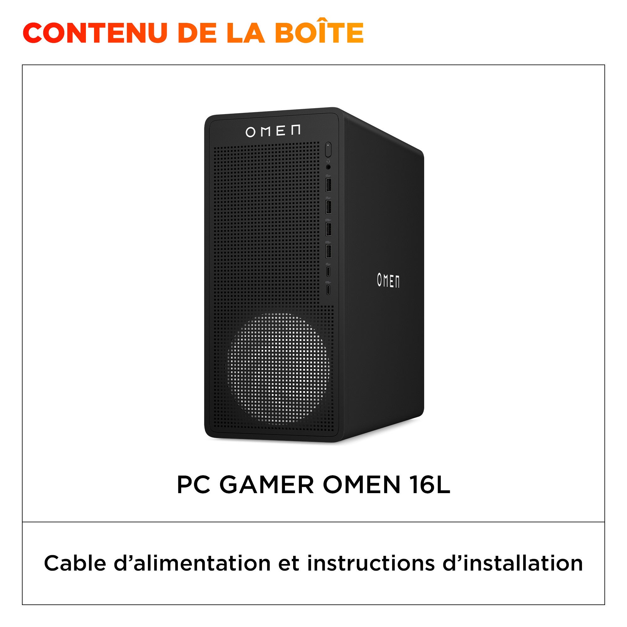 OMEN 16L Gaming Desktop TG03-0097nf PC - 09