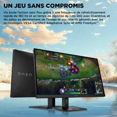 Écran gamer FHD 180 Hz OMEN 27 pouces - OMEN 27 G2 - 02