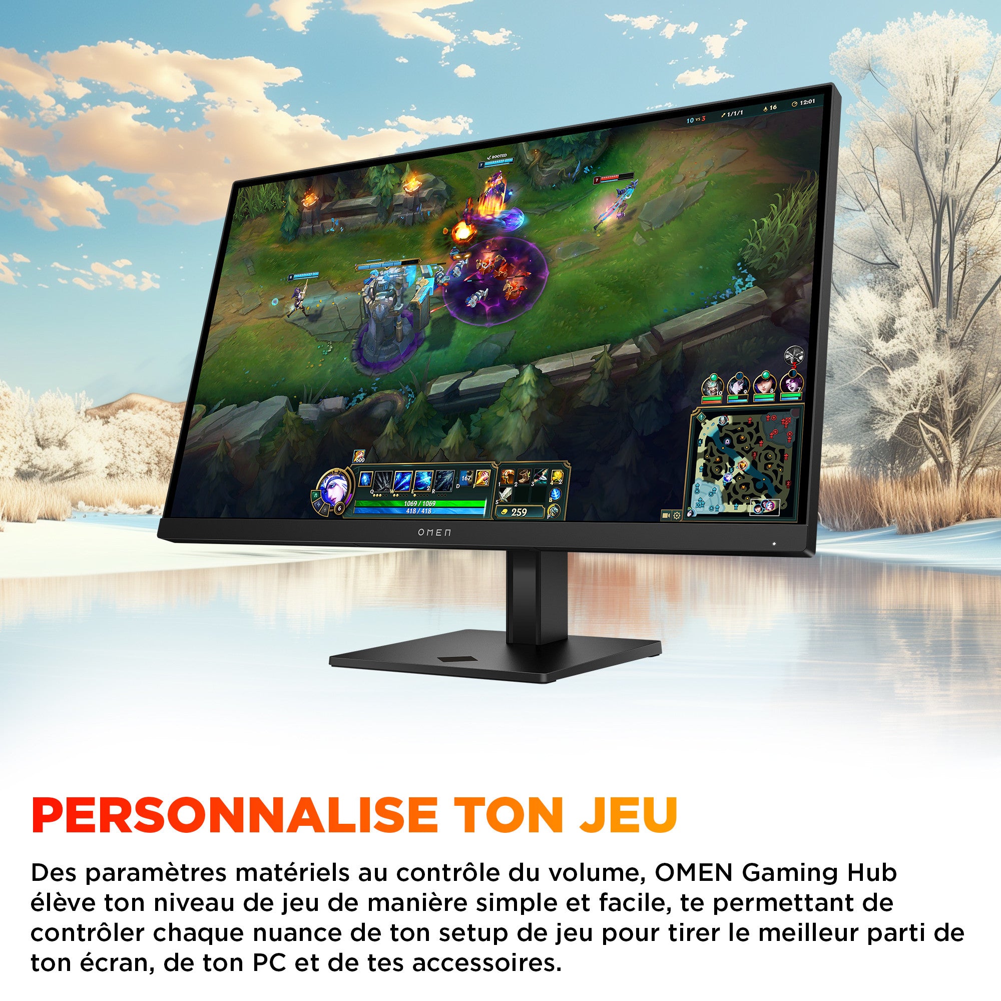 Écran gamer FHD 180 Hz OMEN 27 pouces - OMEN 27 G2 - 07