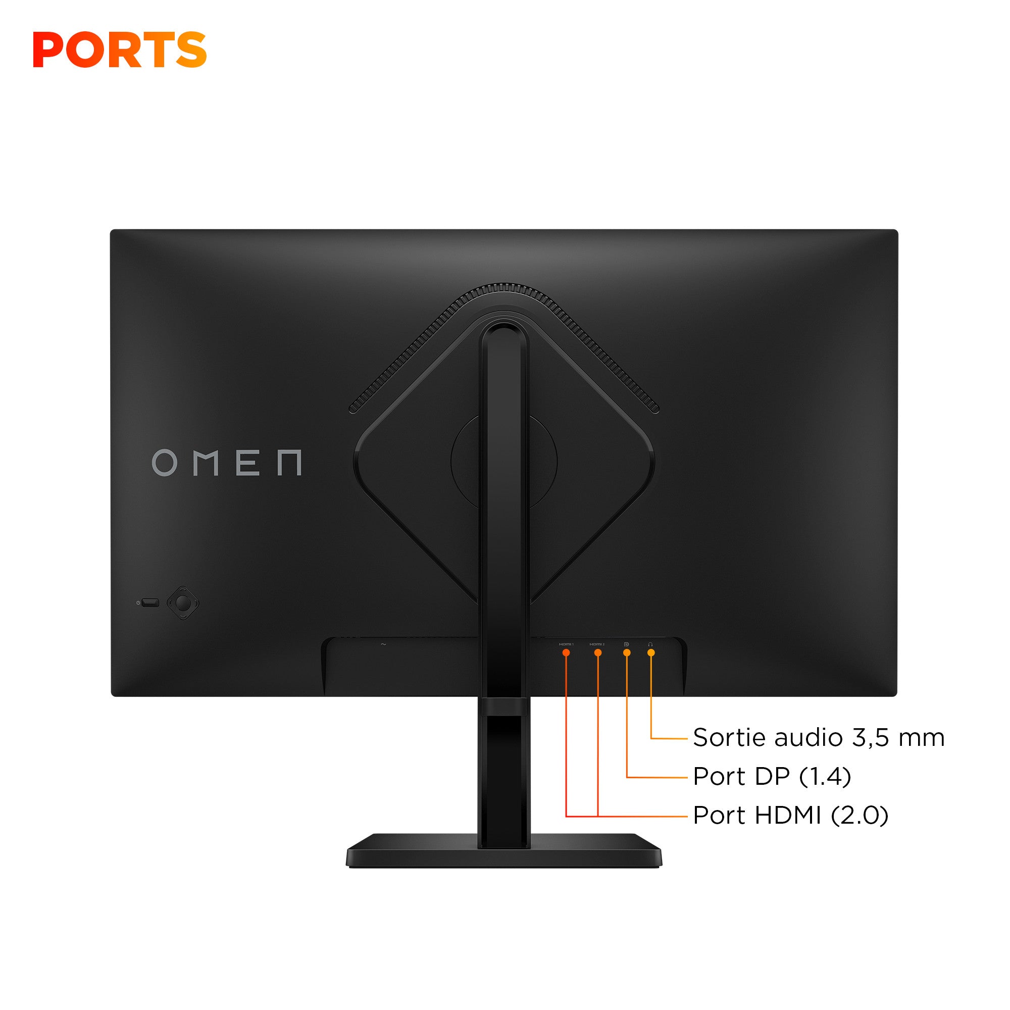 Écran gamer FHD 180 Hz OMEN 27 pouces - OMEN 27 G2