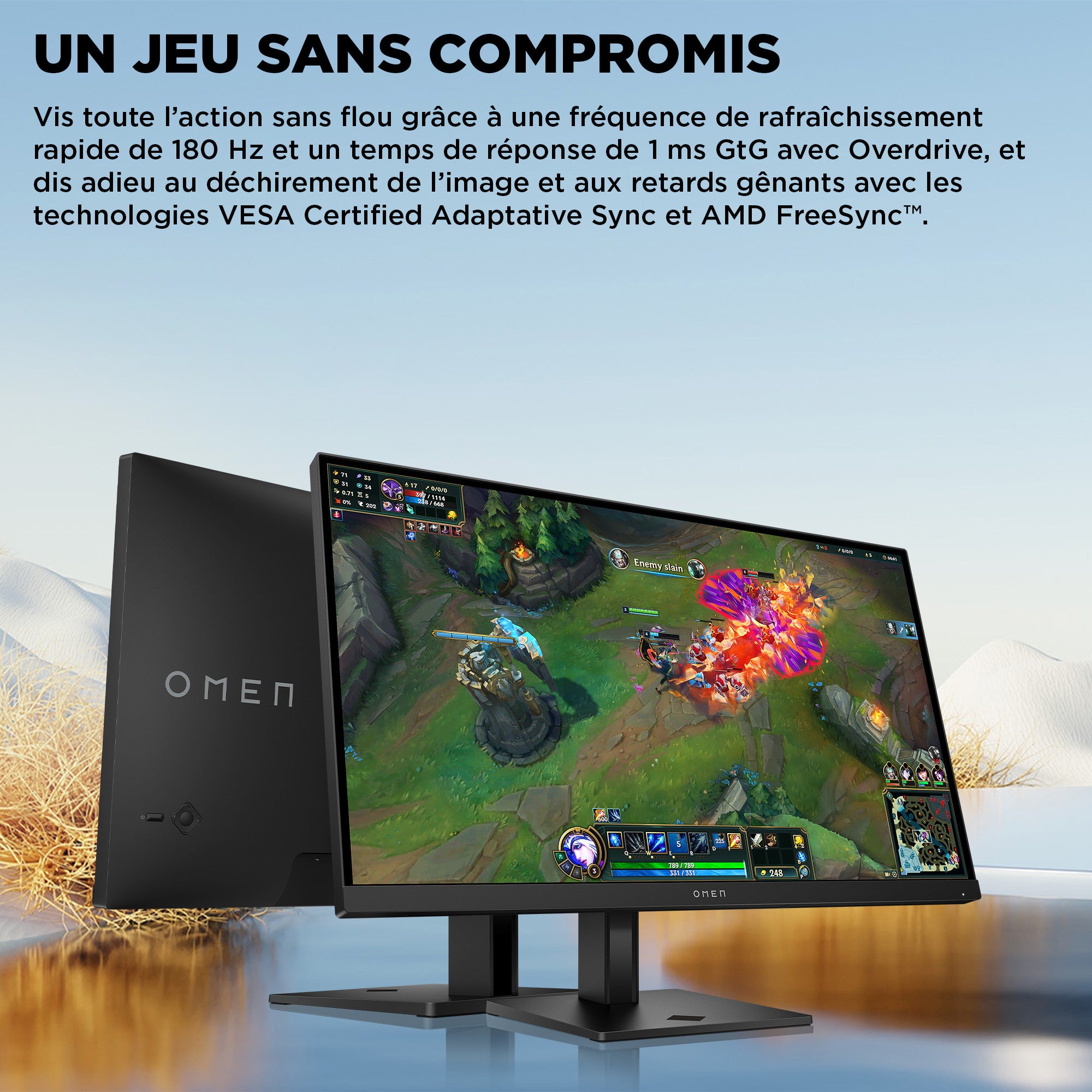 Écran gamer QHD 180 Hz OMEN 27 pouces - OMEN 27q G2