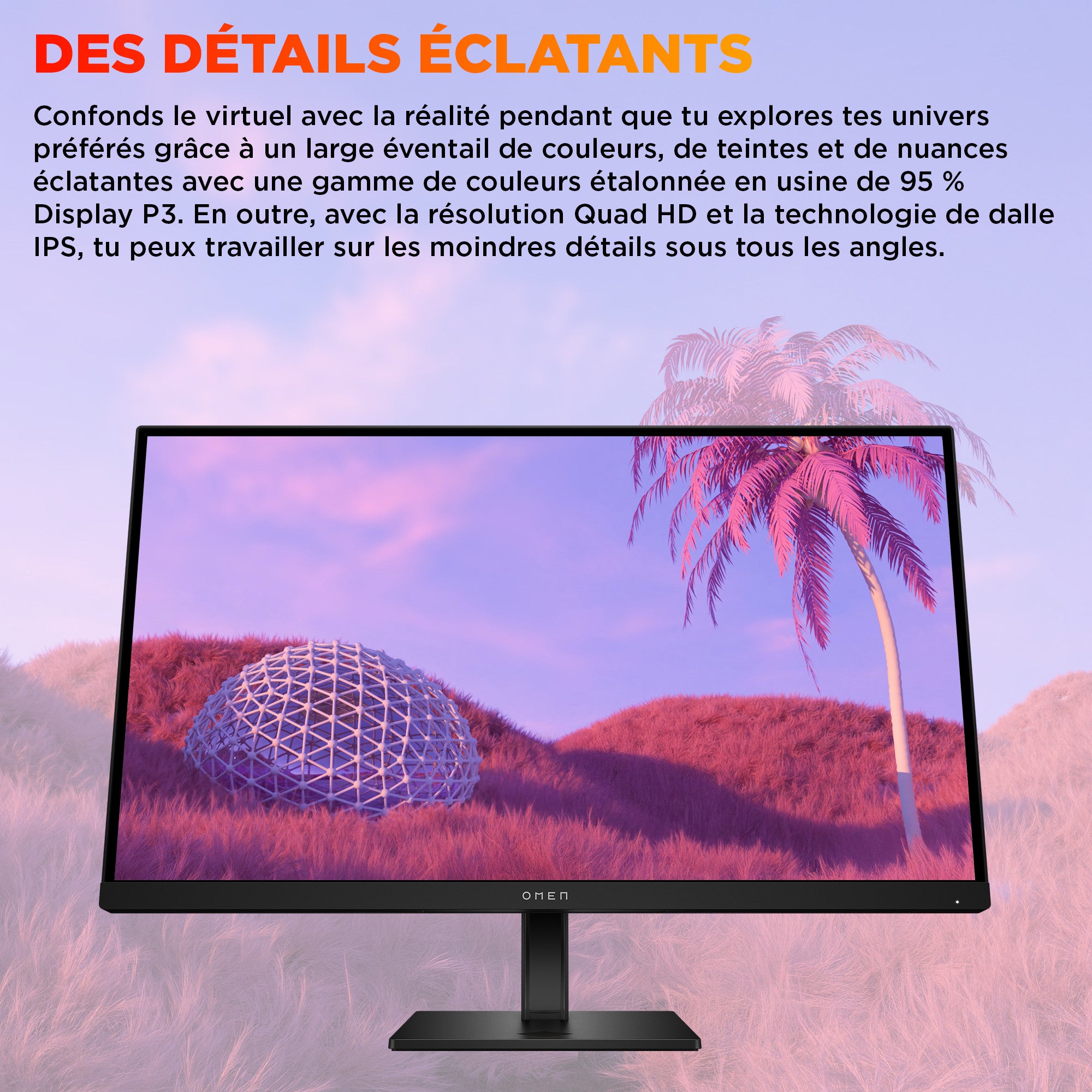 Écran gamer QHD 180 Hz OMEN 27 pouces - OMEN 27q G2 - 03