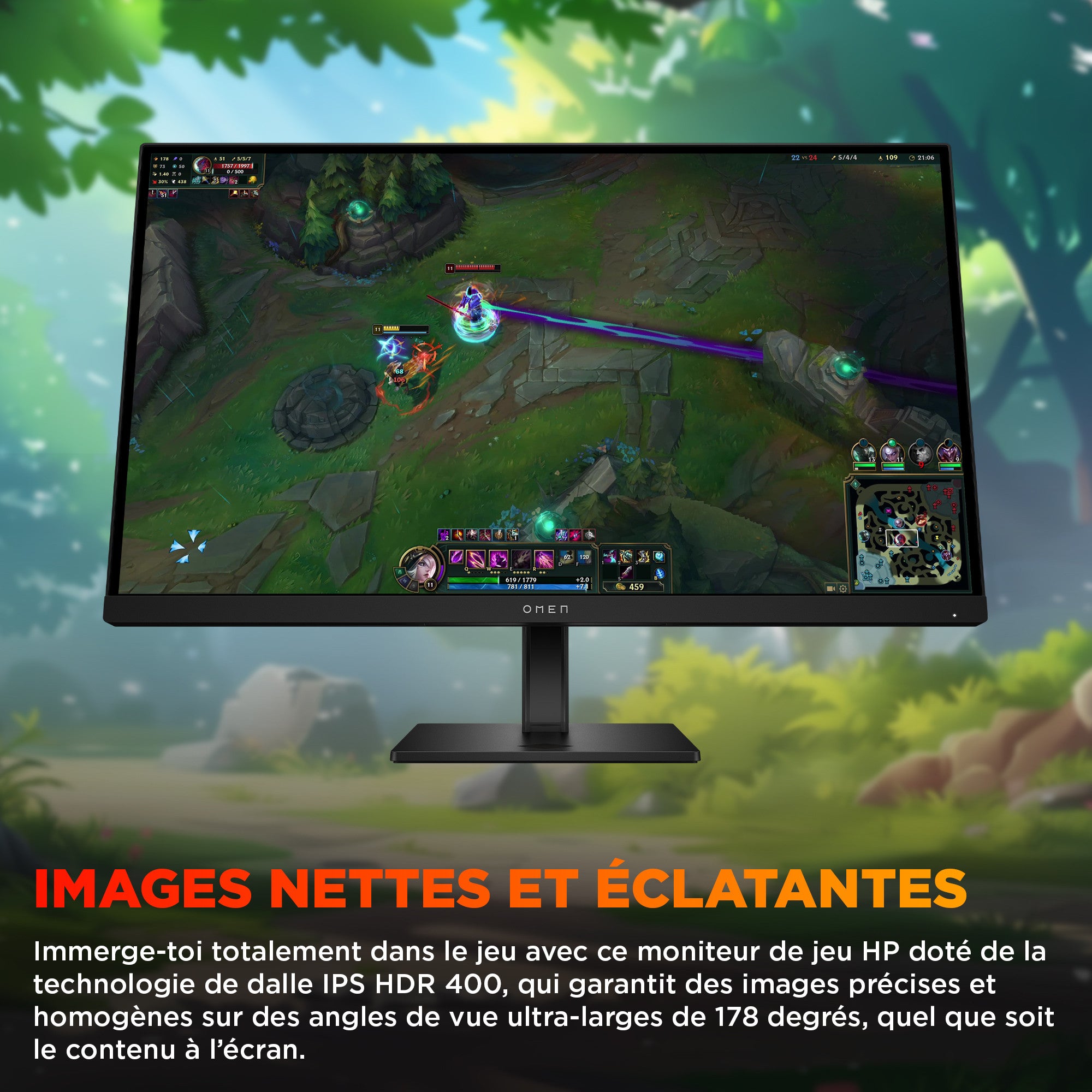 Écran gamer QHD 180 Hz OMEN 27 pouces - OMEN 27q G2
