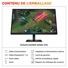 Écran gamer QHD 180 Hz OMEN 27 pouces - OMEN 27q G2