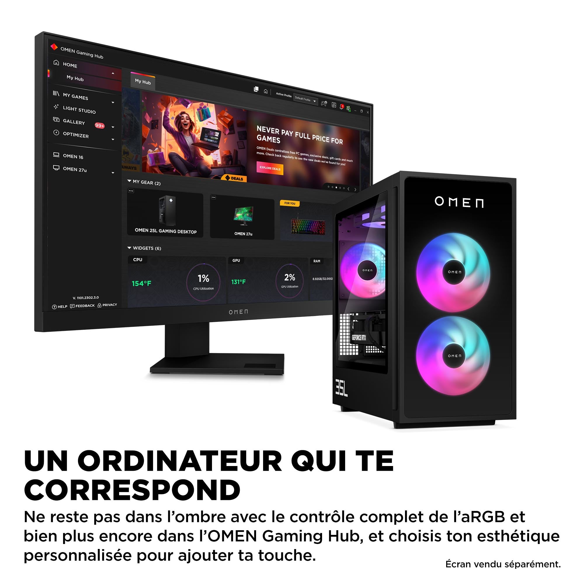 OMEN 35L Gaming Desktop GT16-0488nf PC - 03