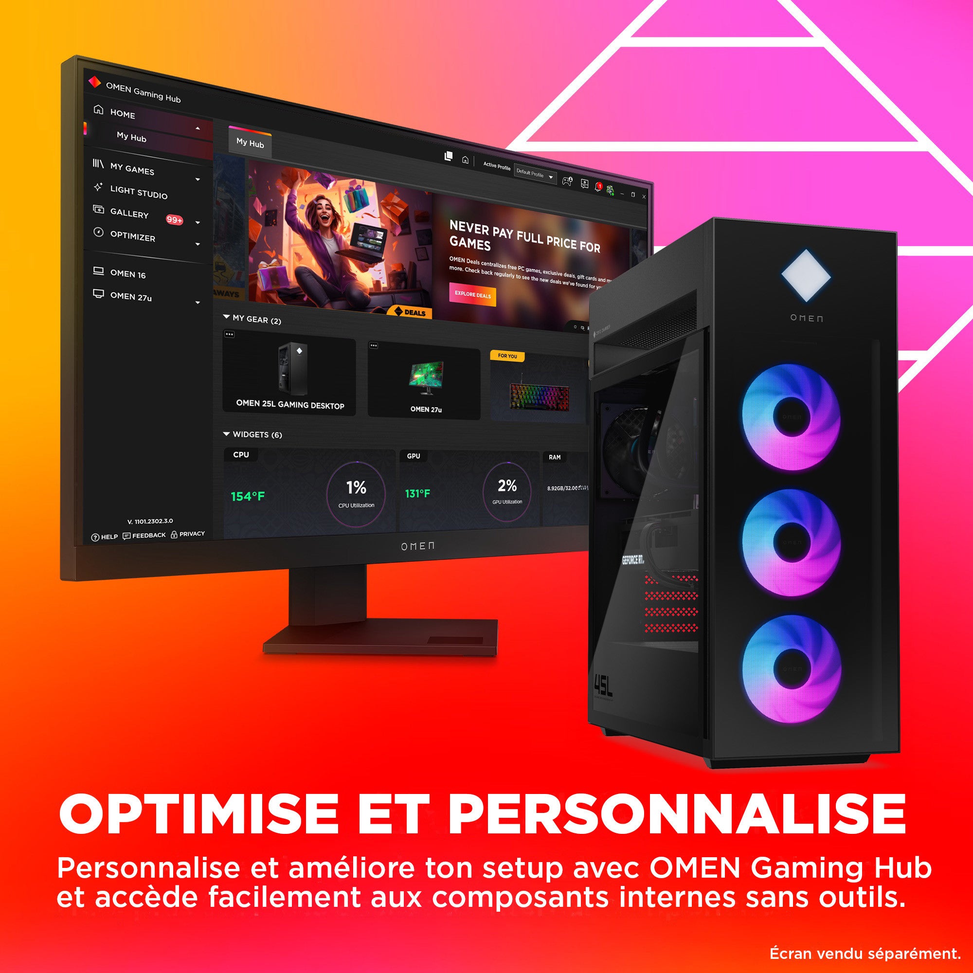 OMEN by HP 45L Gaming Desktop GT22-3028nf - 05