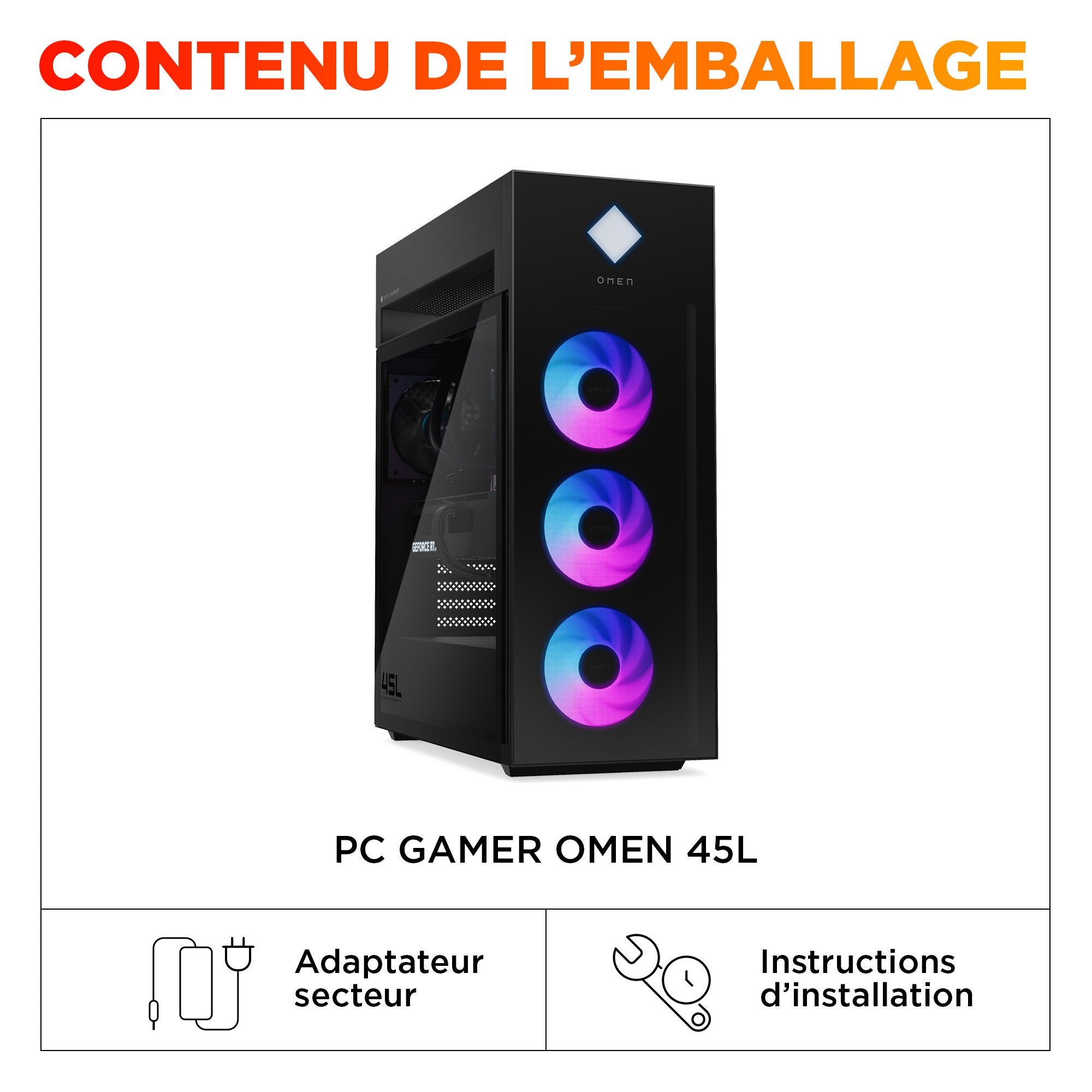 OMEN by HP 45L Gaming Desktop GT22-3028nf - 09
