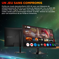 Écran gamer intelligent UHD 144 Hz OMEN 31,5 pouces – OMEN 32x - 02