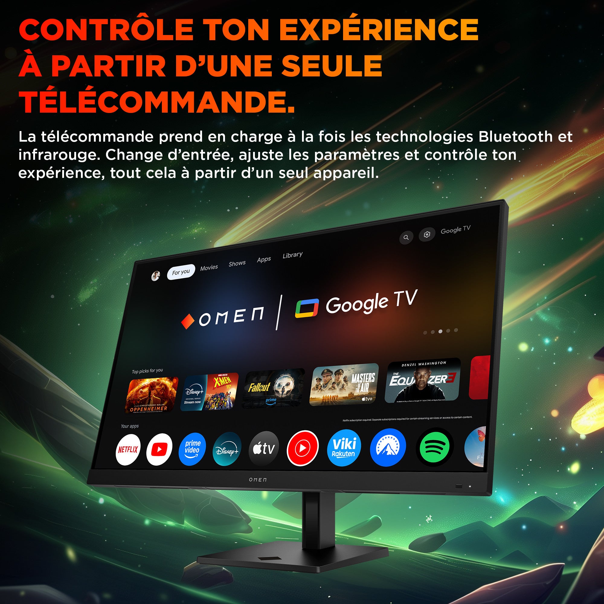 Écran gamer intelligent UHD 144 Hz OMEN 31,5 pouces – OMEN 32x - 06