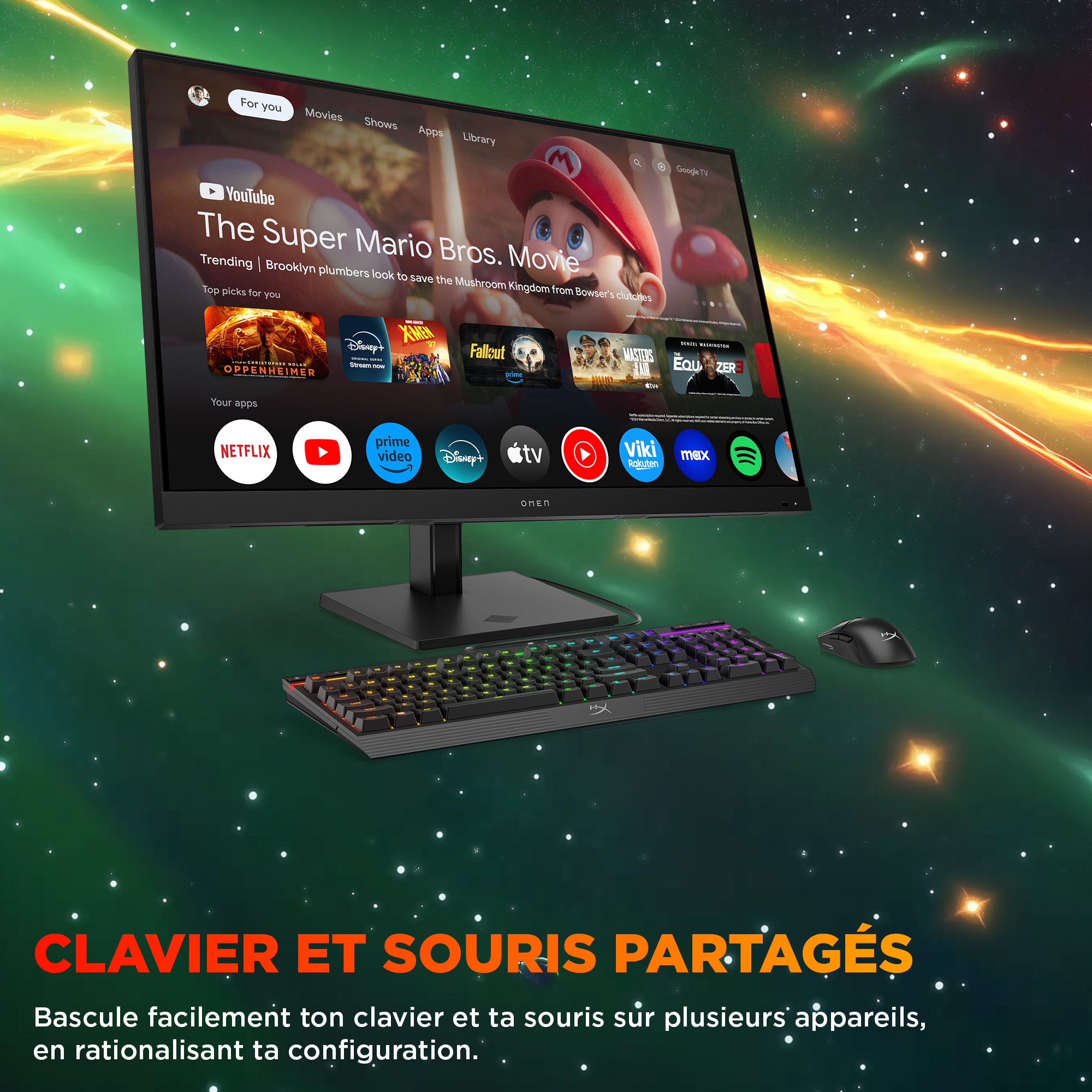 Écran gamer intelligent UHD 144 Hz OMEN 31,5 pouces – OMEN 32x - 08