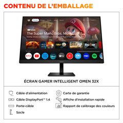 Écran gamer intelligent UHD 144 Hz OMEN 31,5 pouces – OMEN 32x - 13