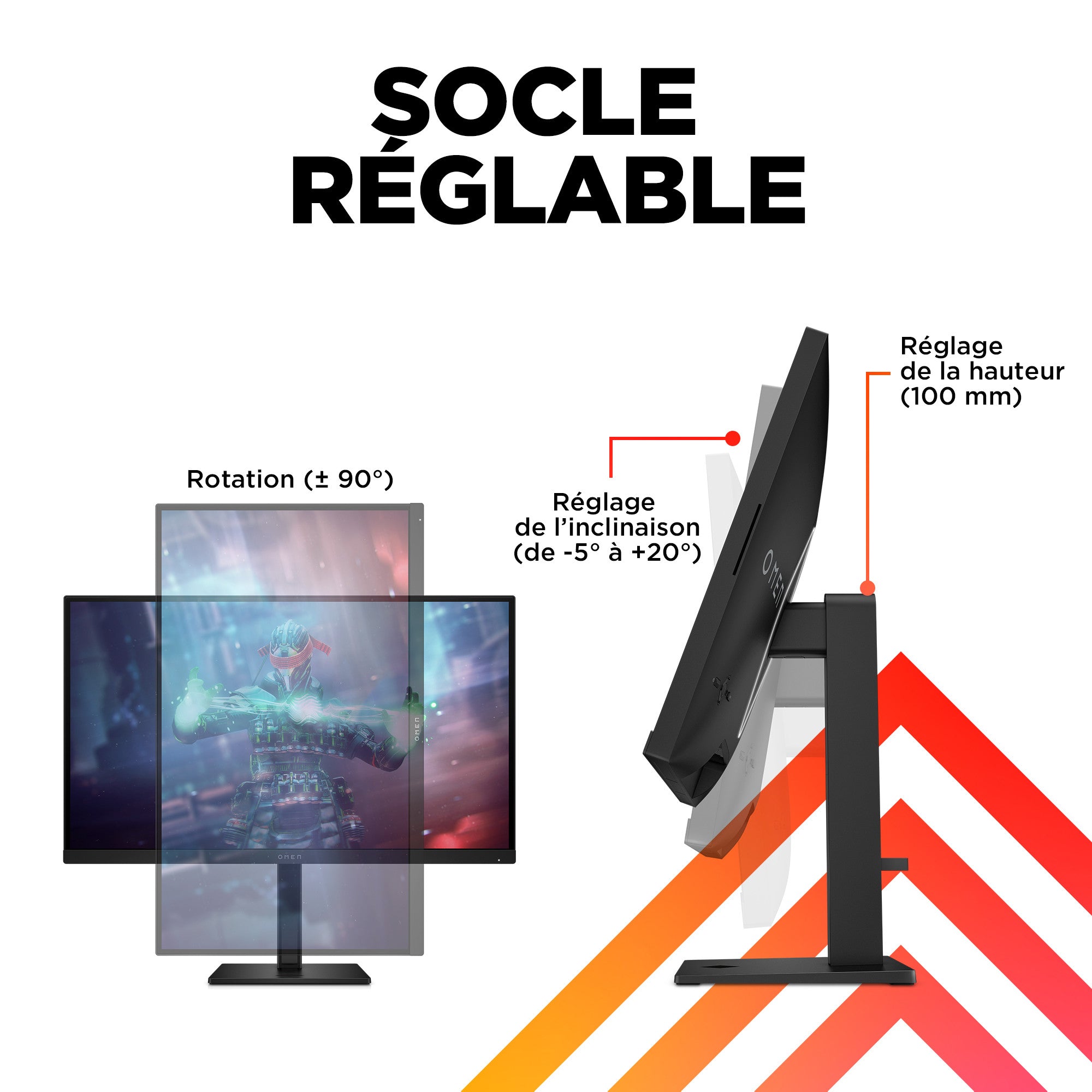 Écran gamer UHD 144 Hz OMEN 27 pouces - OMEN 27k - 06