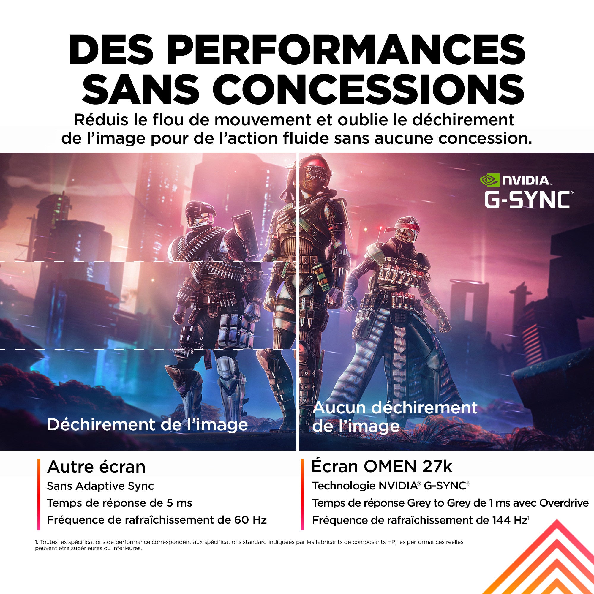 Écran gamer UHD 144 Hz OMEN 27 pouces - OMEN 27k - 02