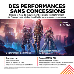 Écran gamer UHD 144 Hz OMEN 27 pouces - OMEN 27k - 02