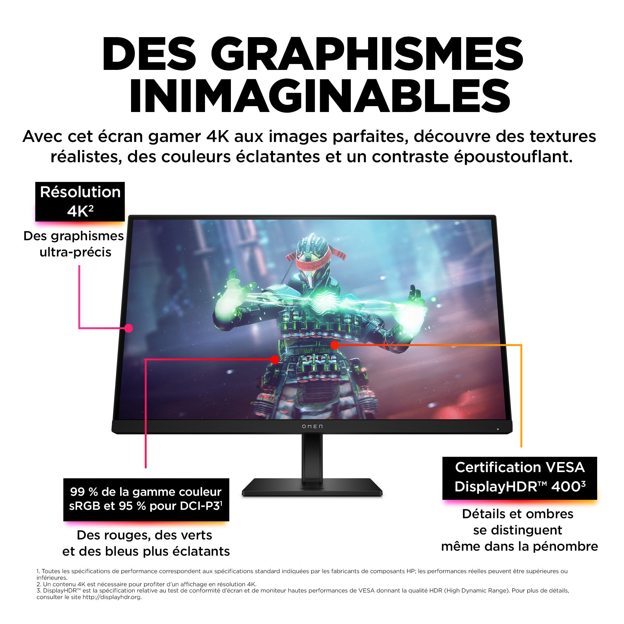 Écran gamer UHD 144 Hz OMEN 27 pouces - OMEN 27k - 03