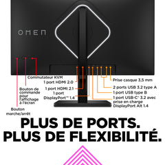 Écran gamer UHD 144 Hz OMEN 27 pouces - OMEN 27k - 08